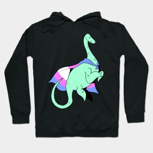 trans lochness monster Hoodie